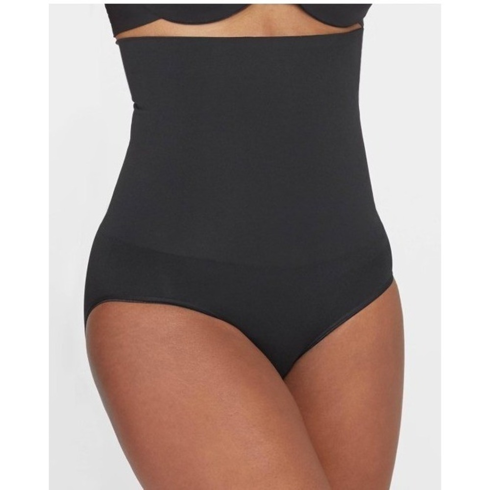 Assets by Sara Blakely Spanx Shapewear High Waisted Control Brief Women XL Black